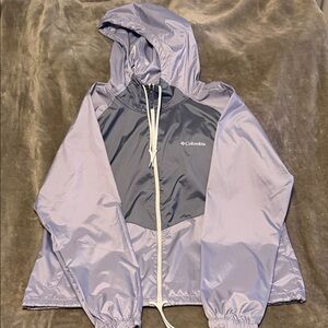 Columbia Lavender and Charcoal Hooded Jacket
